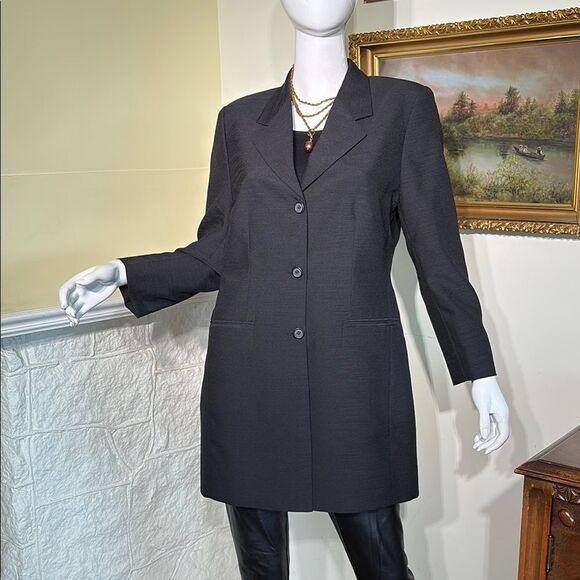 La Moda Amari Atrium Hotel Bangkok 100% Silk Blazer Coat - Picture 1 of 15